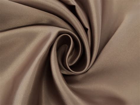 taupe satin fabric